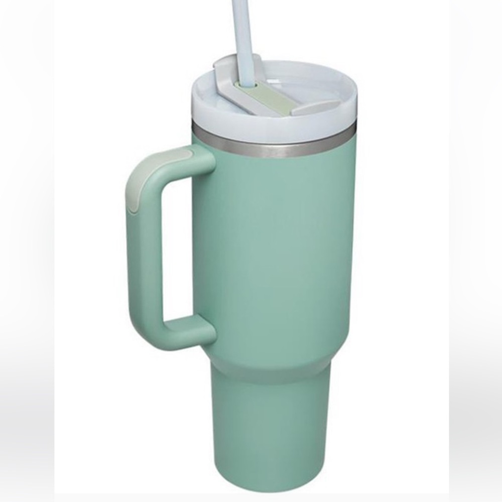 40 oz STAINLESS STEEL TUMBLER- in Mint